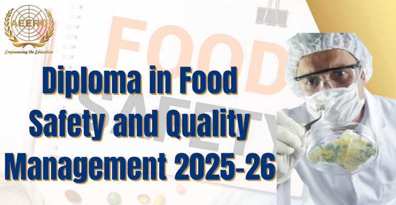 Diploma in Food Safety and Quality Management 2025-26